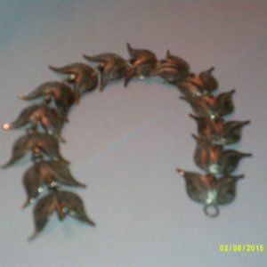 Vintage Ladies' Silver Segmented Bracelet